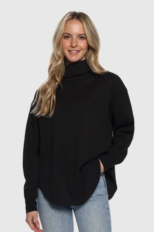 Waffle Turtleneck sold by TEAMLTD