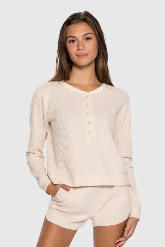 Pale Peach Waffle Set sold by TEAMLTD