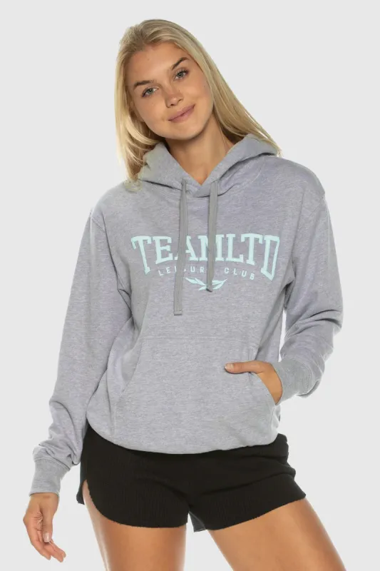 Heather Grey Ladies Core Hoodie sold by TEAMLTD