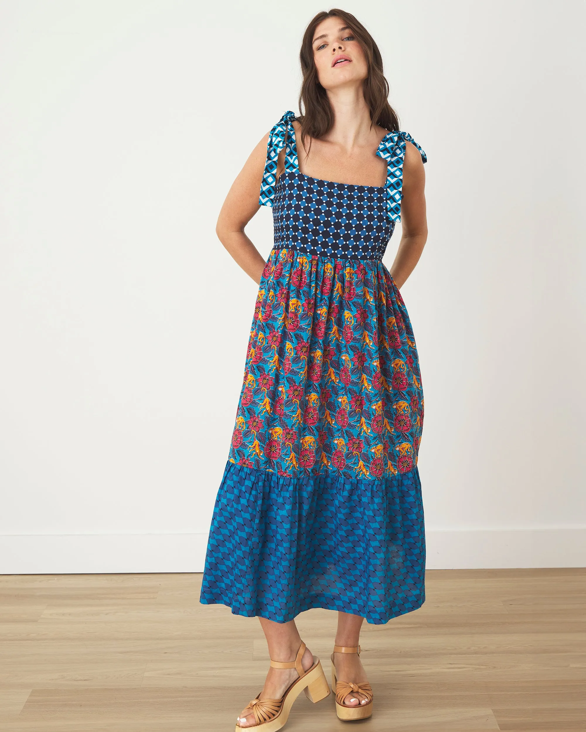 Leaps & Bounds - Way Around Dress - Touch the Sky sold by Printfresh product image thumbnail 4