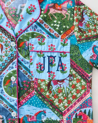 High Horse - Long PJ Set - Blush Denim sold by Printfresh