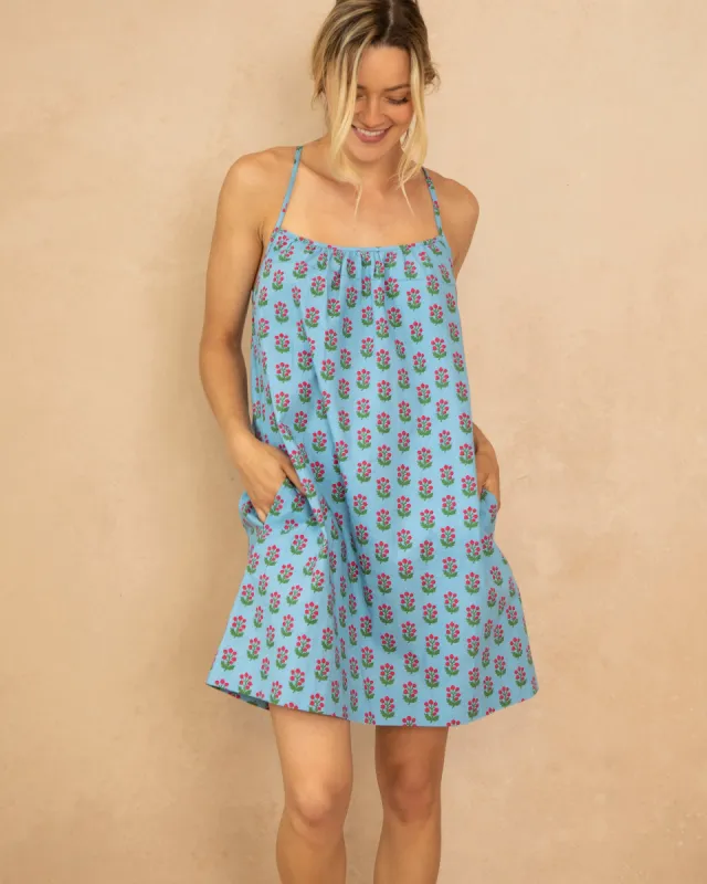 In Bloom - Cami Nightgown - Denim sold by Printfresh