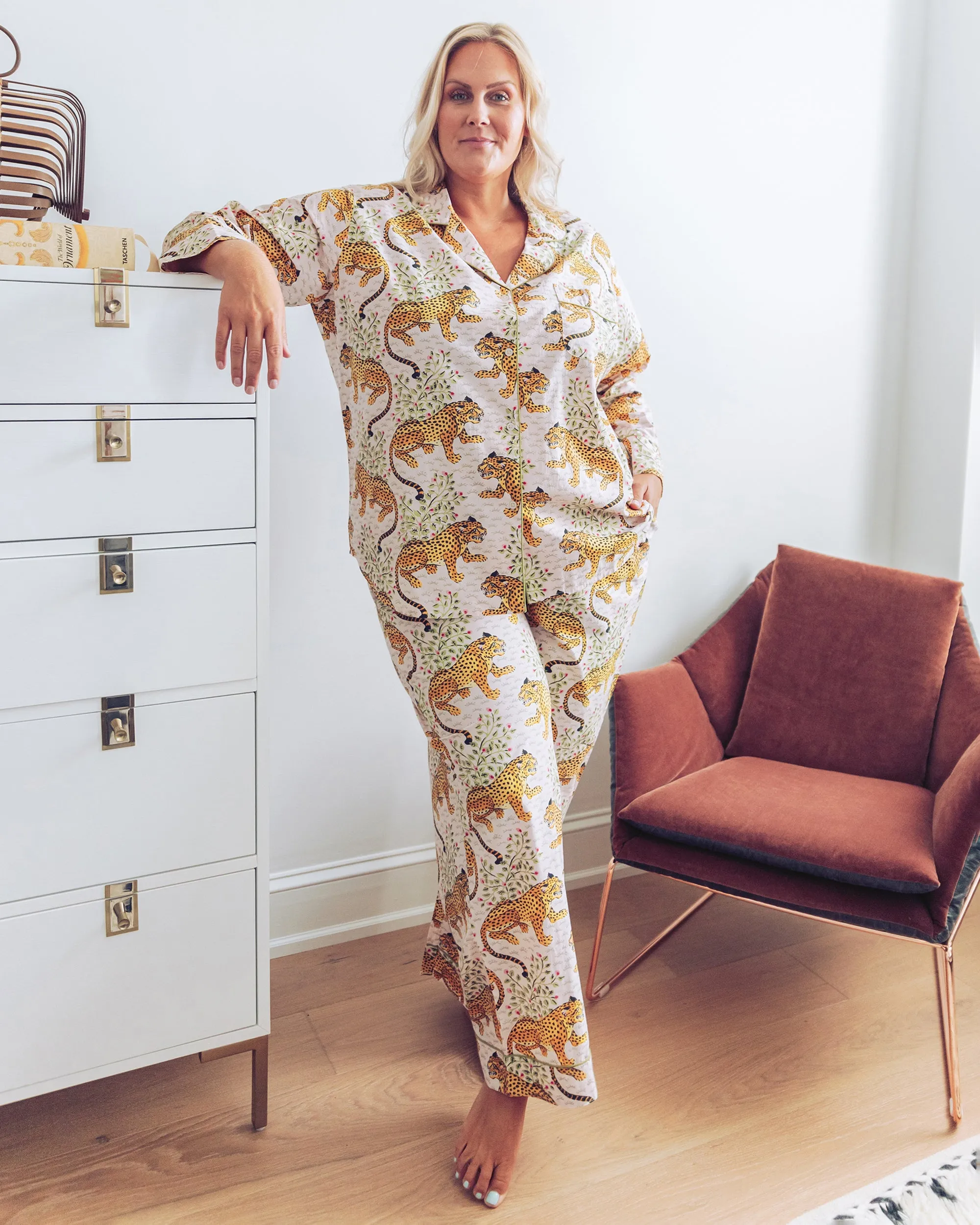 Bagheera - Long PJ Set - Blush sold by Printfresh product image thumbnail 2