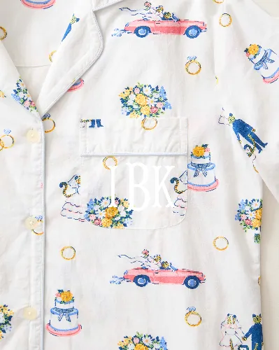 Happily Ever After - Short PJ Set - Cloud sold by Printfresh