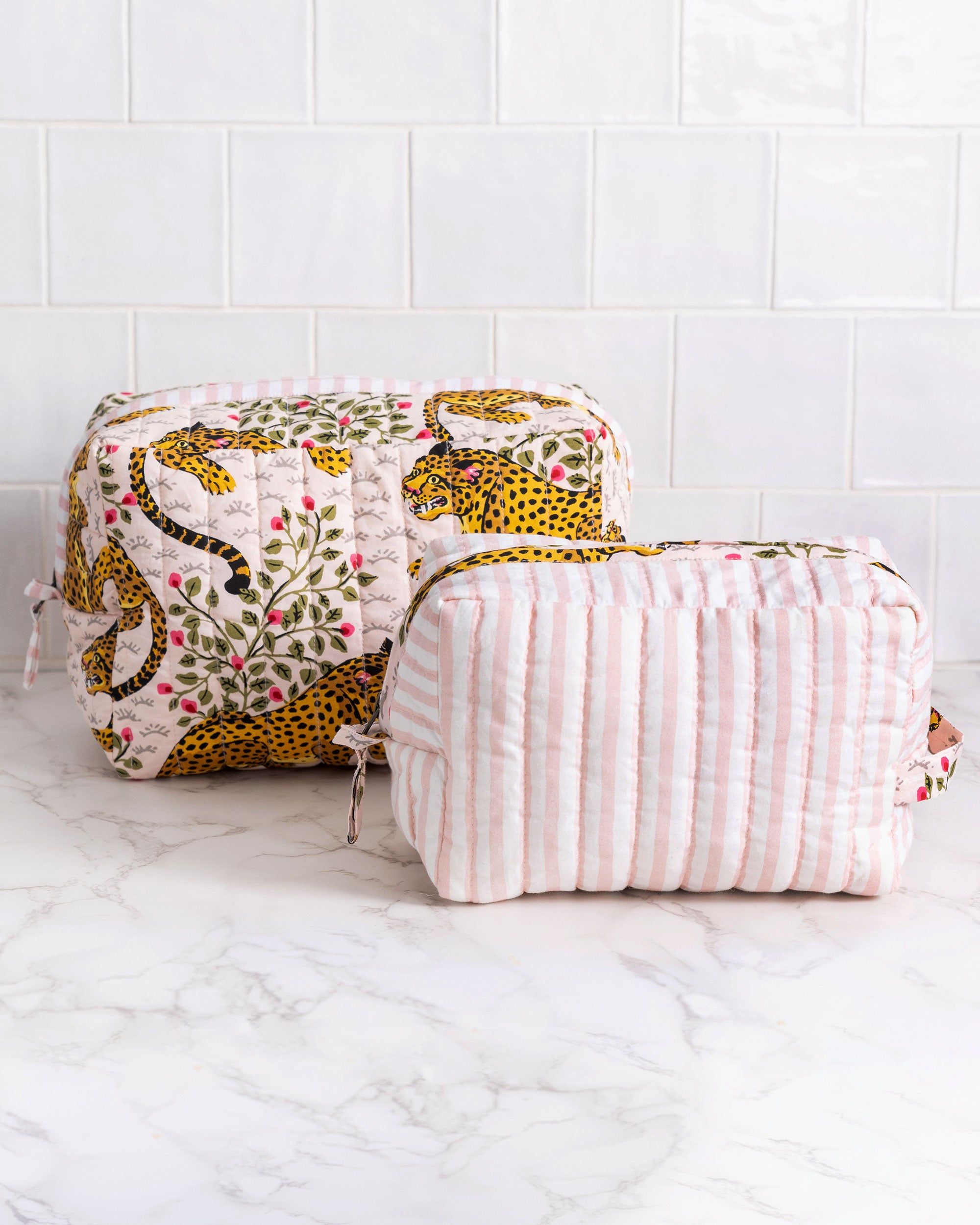 Bagheera - Oversized Pouch Set - Blush sold by Printfresh product image thumbnail 2