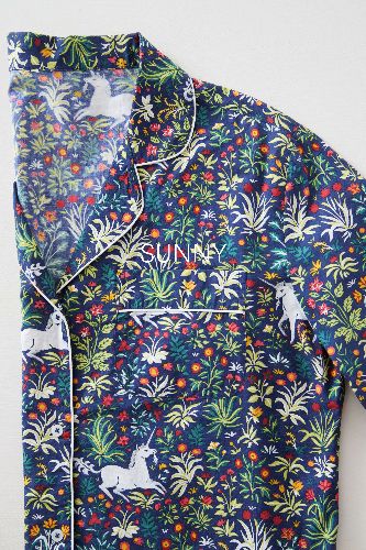 Unicorn's Garden - Sleep Shirt - Indigo sold by Printfresh