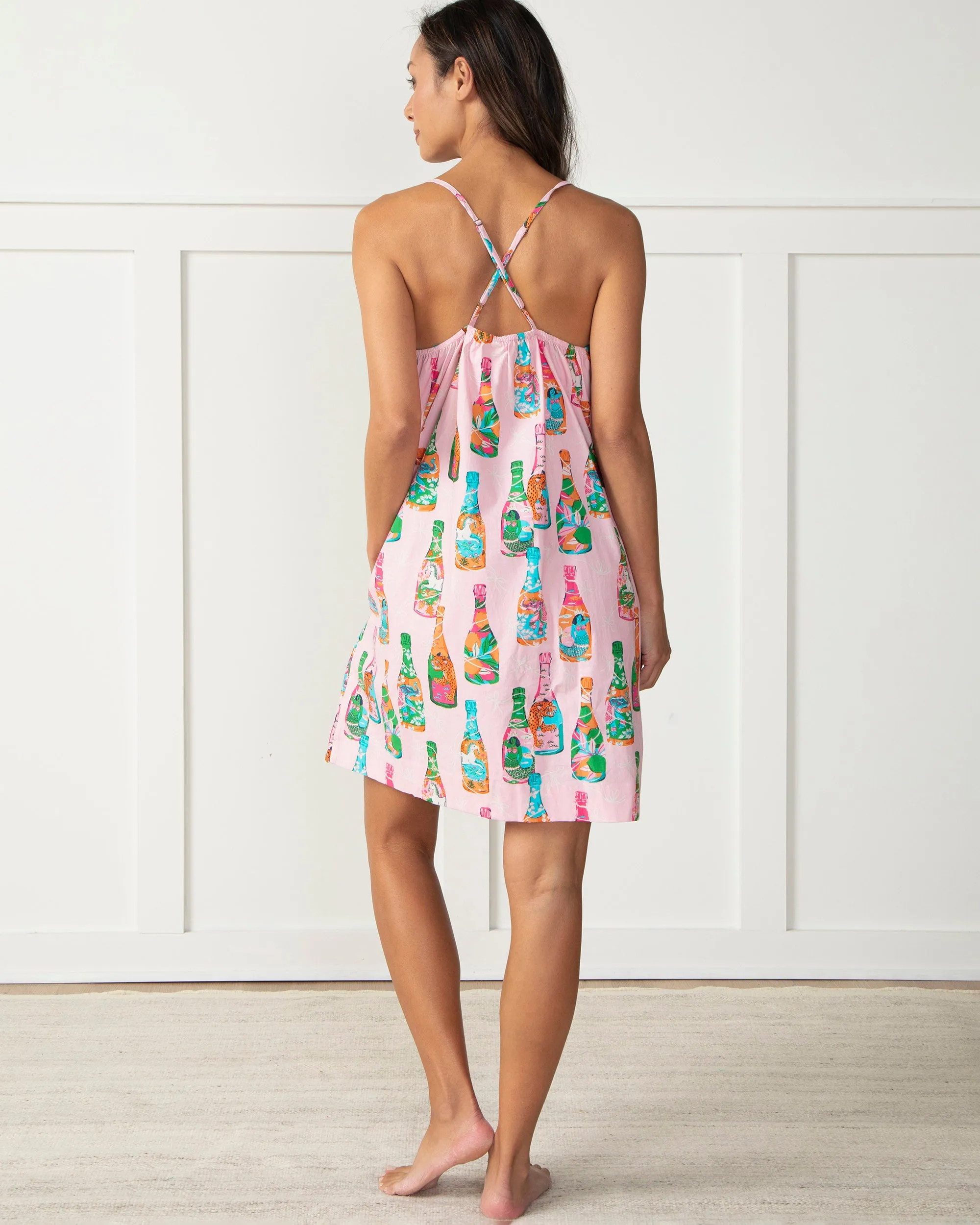 Pop the Bubbly - Cami Nightgown - Sparkling Rosé sold by Printfresh product image thumbnail 5