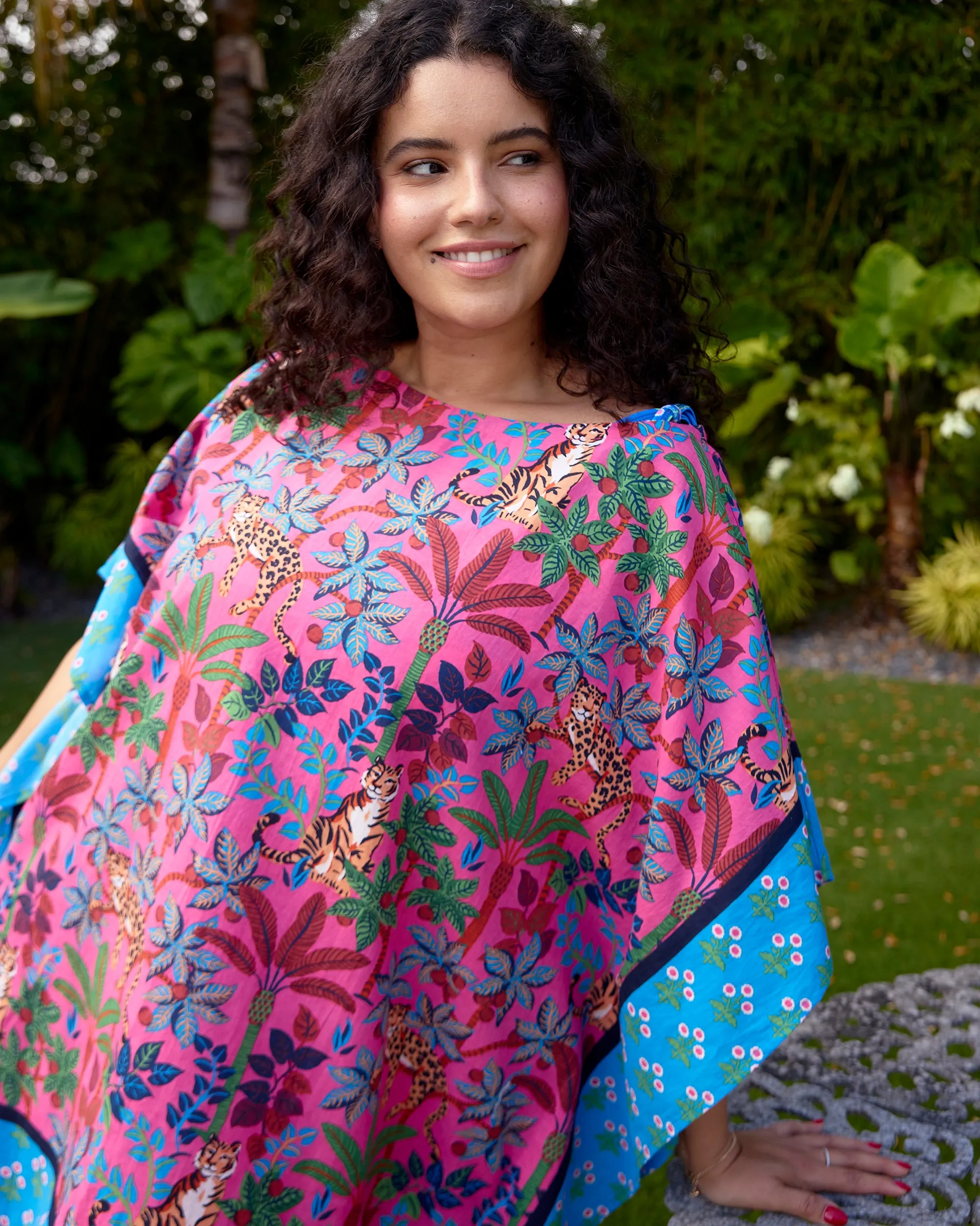 Big Cat Energy - Cabana Club Cover-Up - Fuschia sold by Printfresh product image thumbnail 5