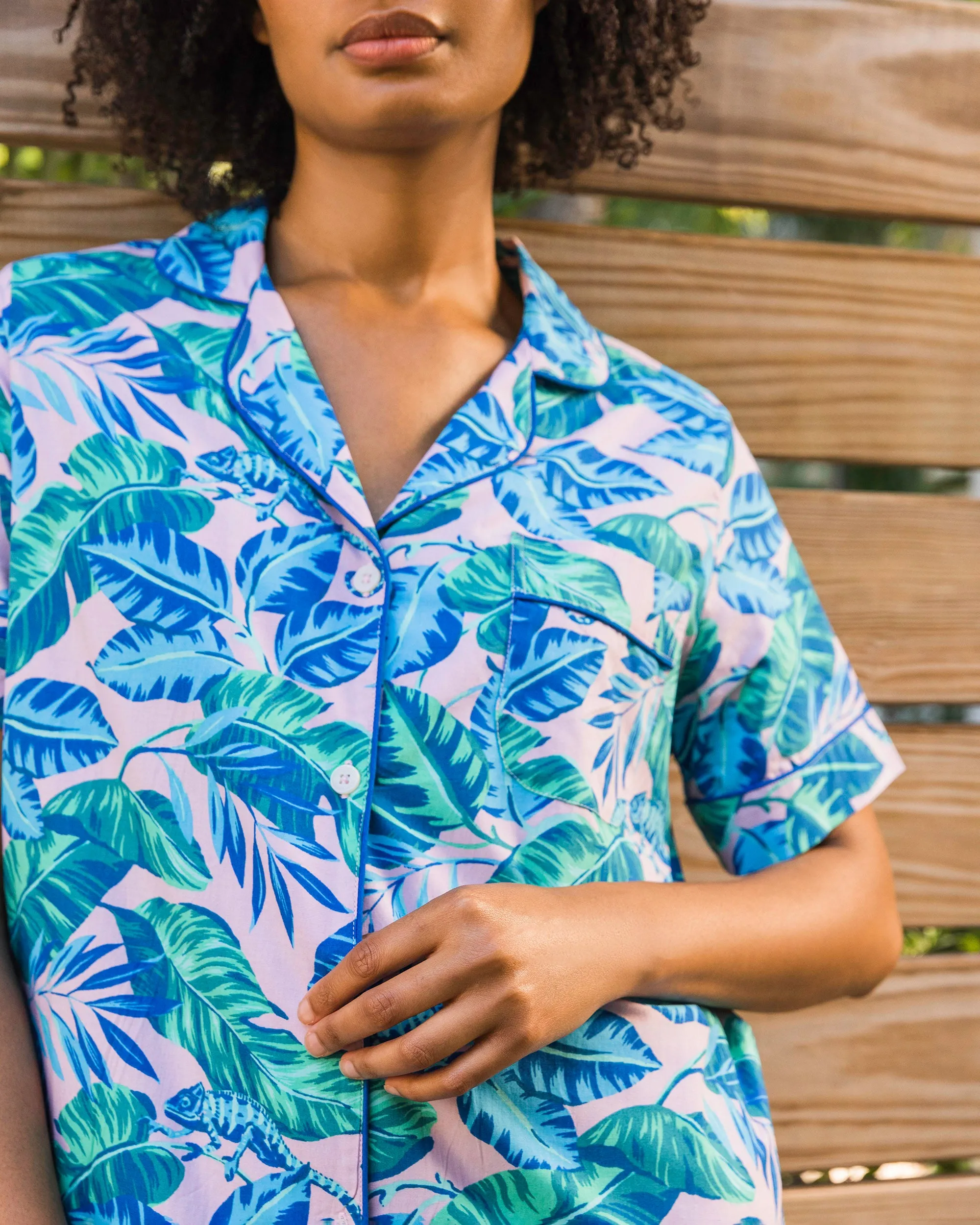 Karma Chameleon - Petite Short PJ Set - Bubblegum Pink sold by Printfresh product image thumbnail 5