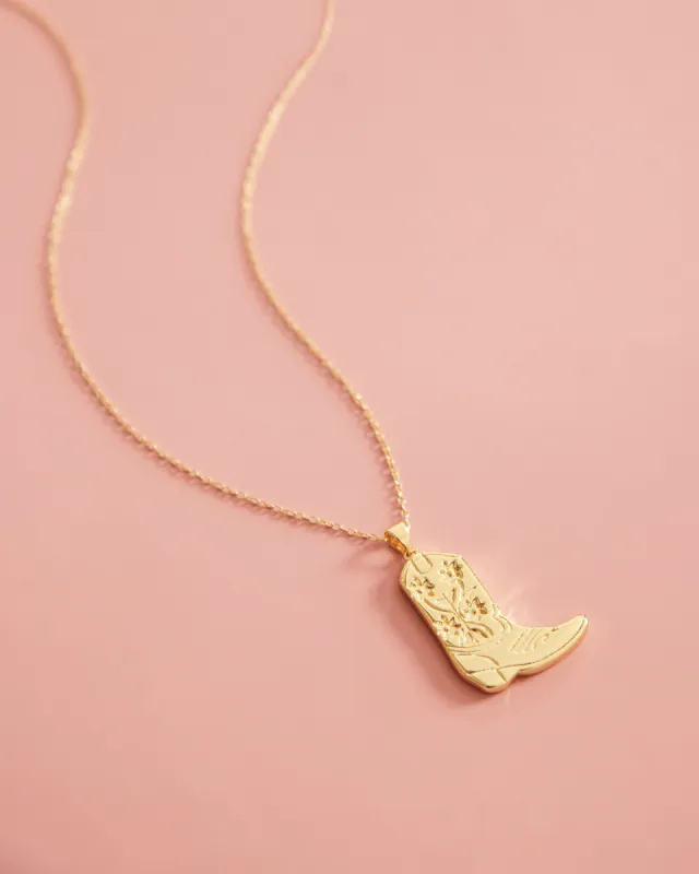 PF x Allie+Bess - Lost My Boot Necklace sold by Printfresh