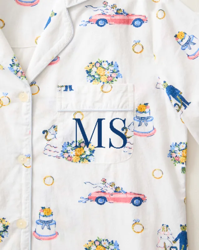 Happily Ever After - Short PJ Set - Cloud sold by Printfresh