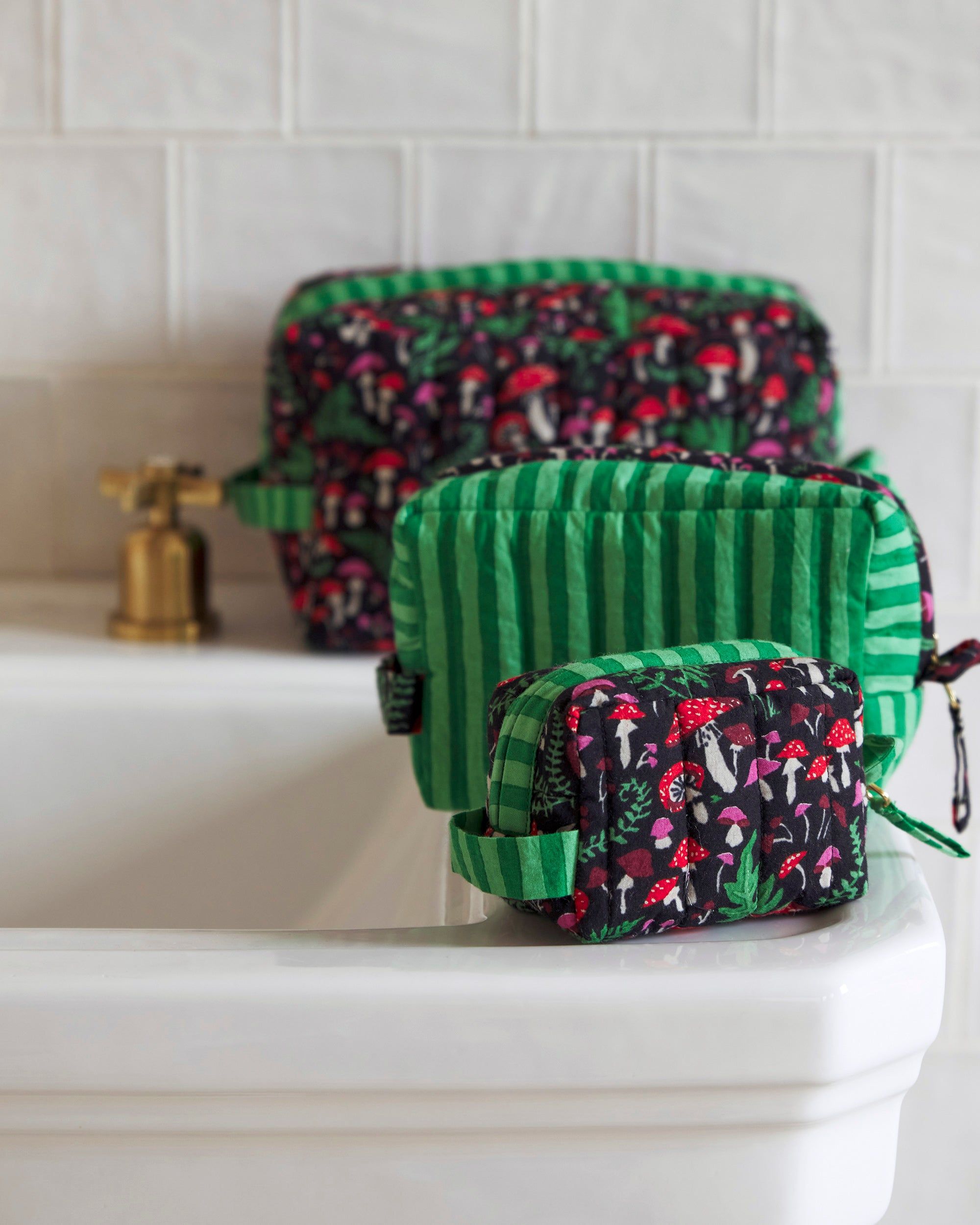 Toadstools - Three's Best Pouch Set - Ink sold by Printfresh product image thumbnail 6