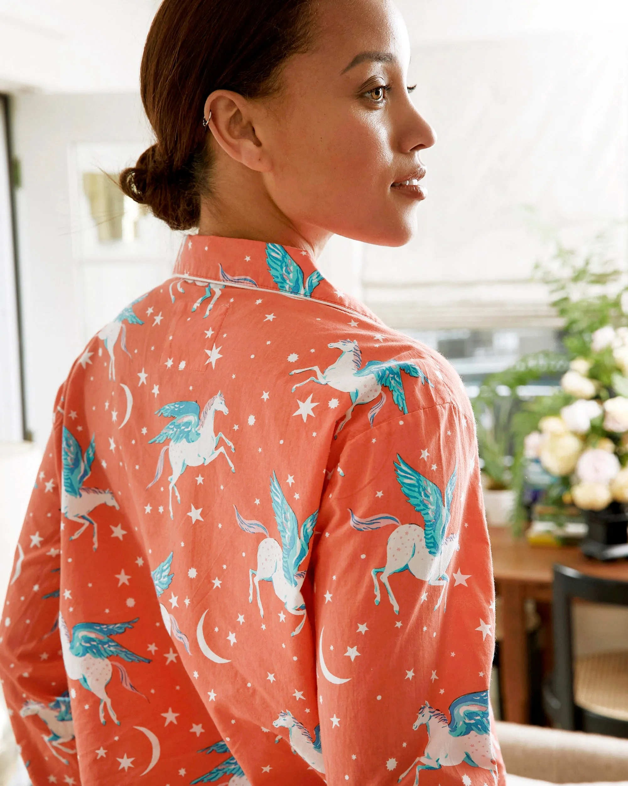 Moon Flight - Long PJ Set - Paloma sold by Printfresh product image thumbnail 4