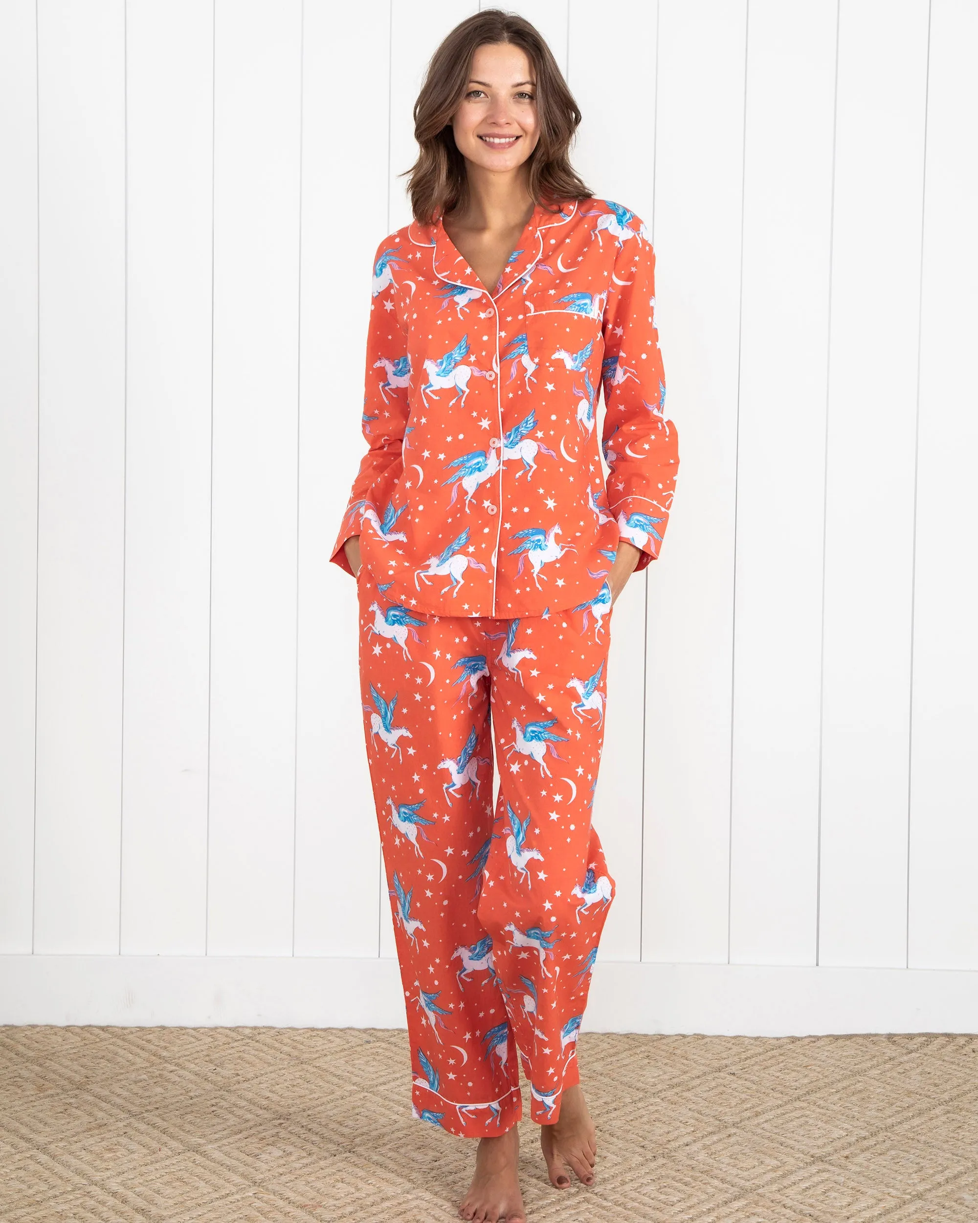 Moon Flight - Long PJ Set - Paloma sold by Printfresh product image thumbnail 2
