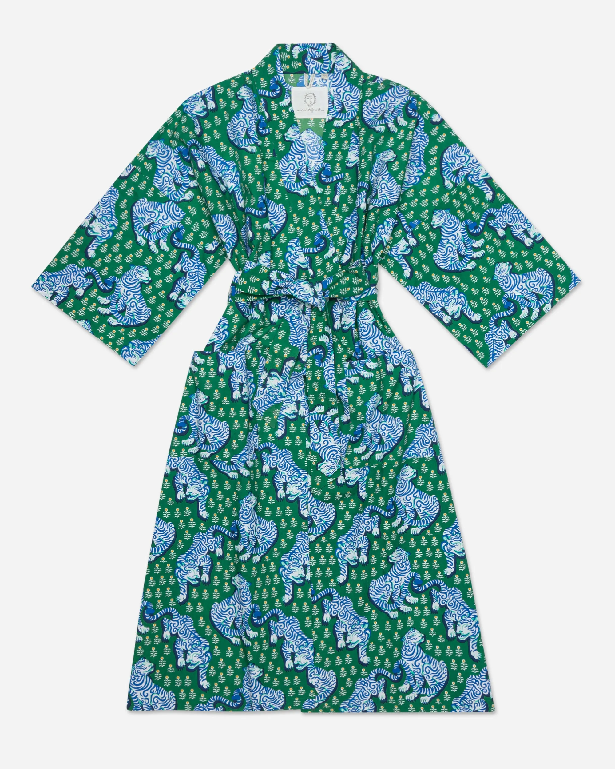 Tiger Queen - Robe - Jade sold by Printfresh product image thumbnail 4