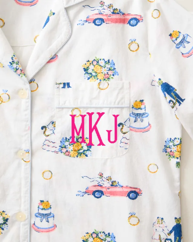 Happily Ever After - Tall Long PJ Set - Cloud sold by Printfresh