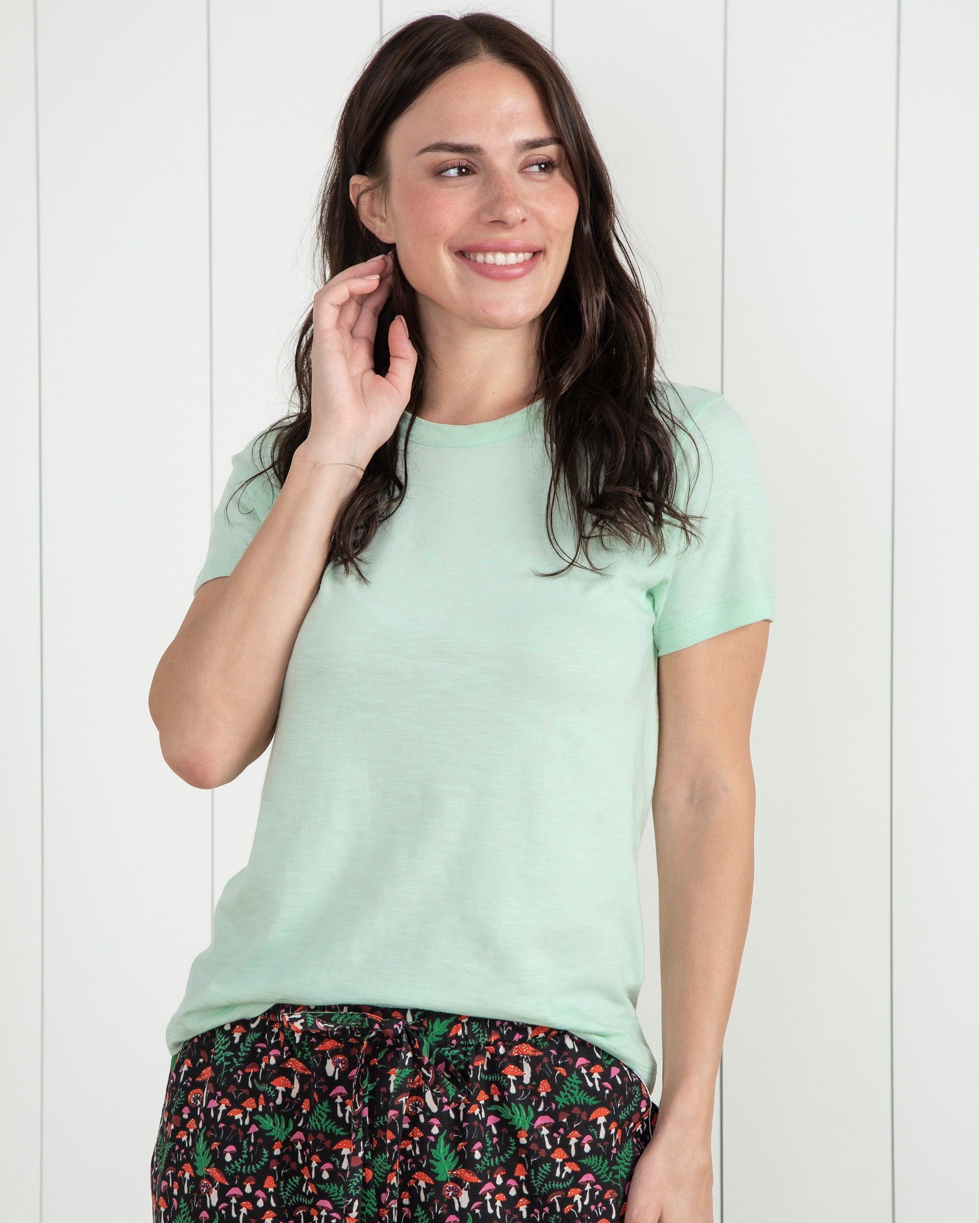 Saturday Tee - Knit T-Shirt 3-Pack - Red Lip/Fresh Mint/Cloud sold by Printfresh product image thumbnail 4