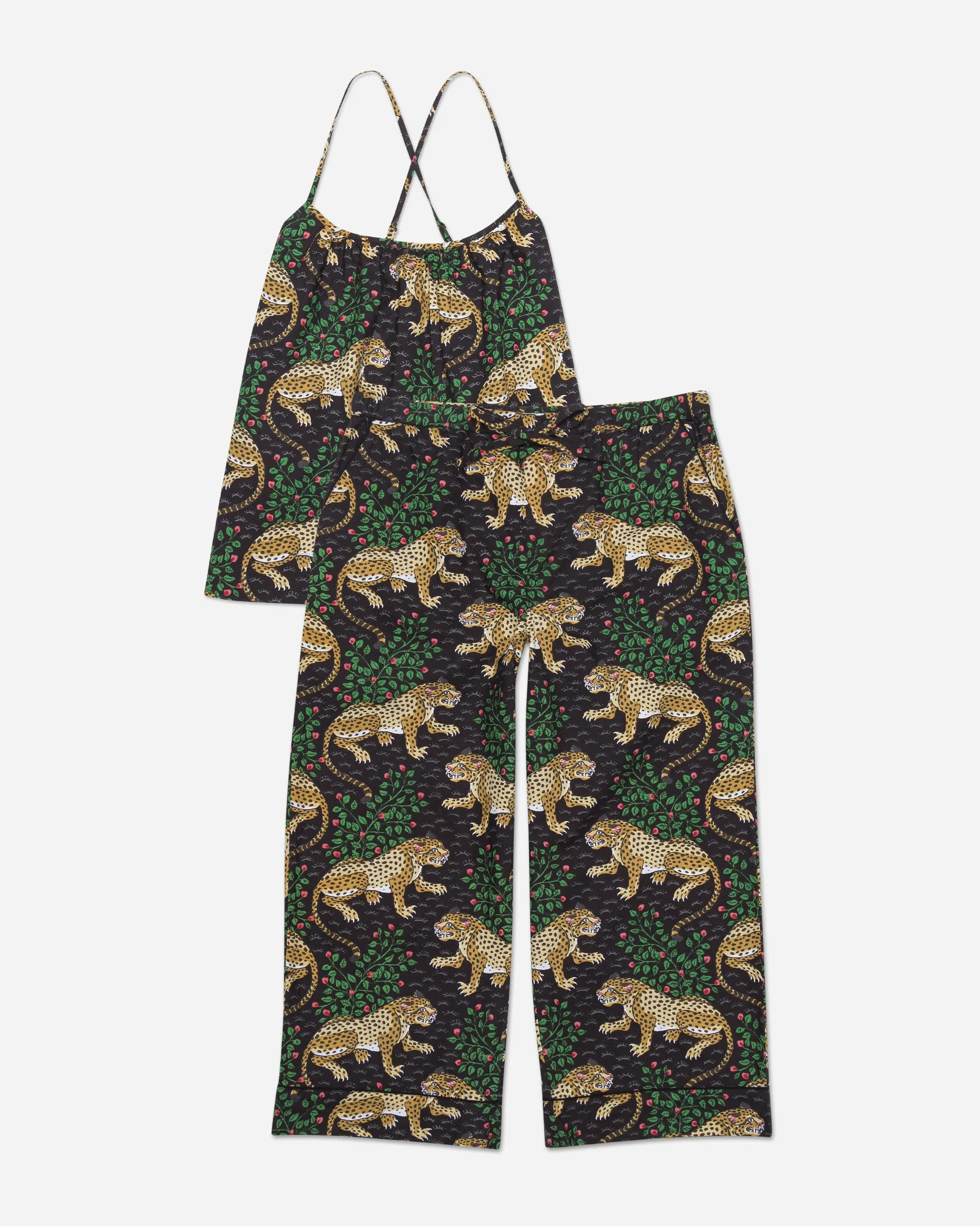 Bagheera - Cami Cropped Set - Ink sold by Printfresh product image thumbnail 4