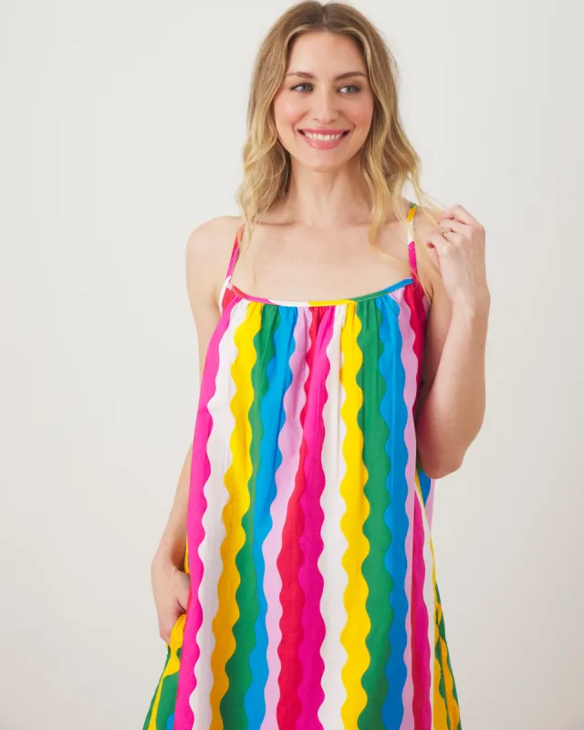 Daily Disco - Cami Nightgown - Rainbow sold by Printfresh