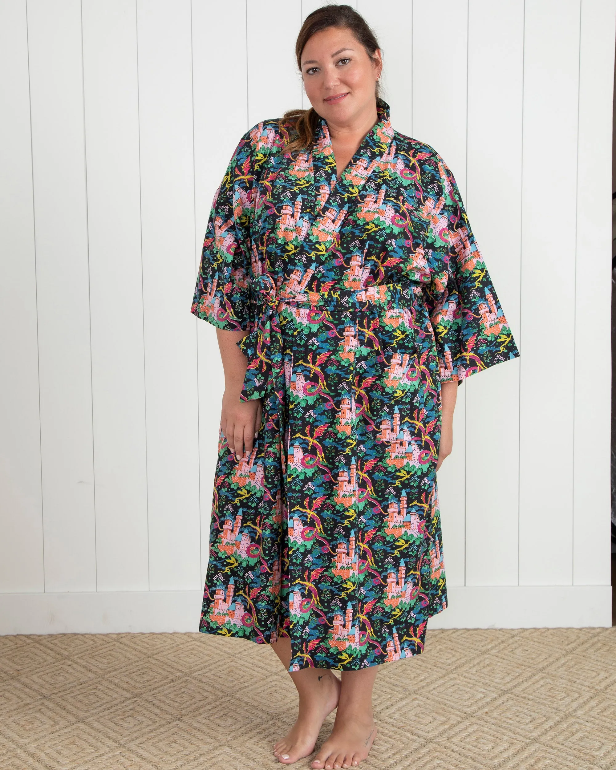 Dragon Dreams - Robe - Chalkboard sold by Printfresh product image thumbnail 4