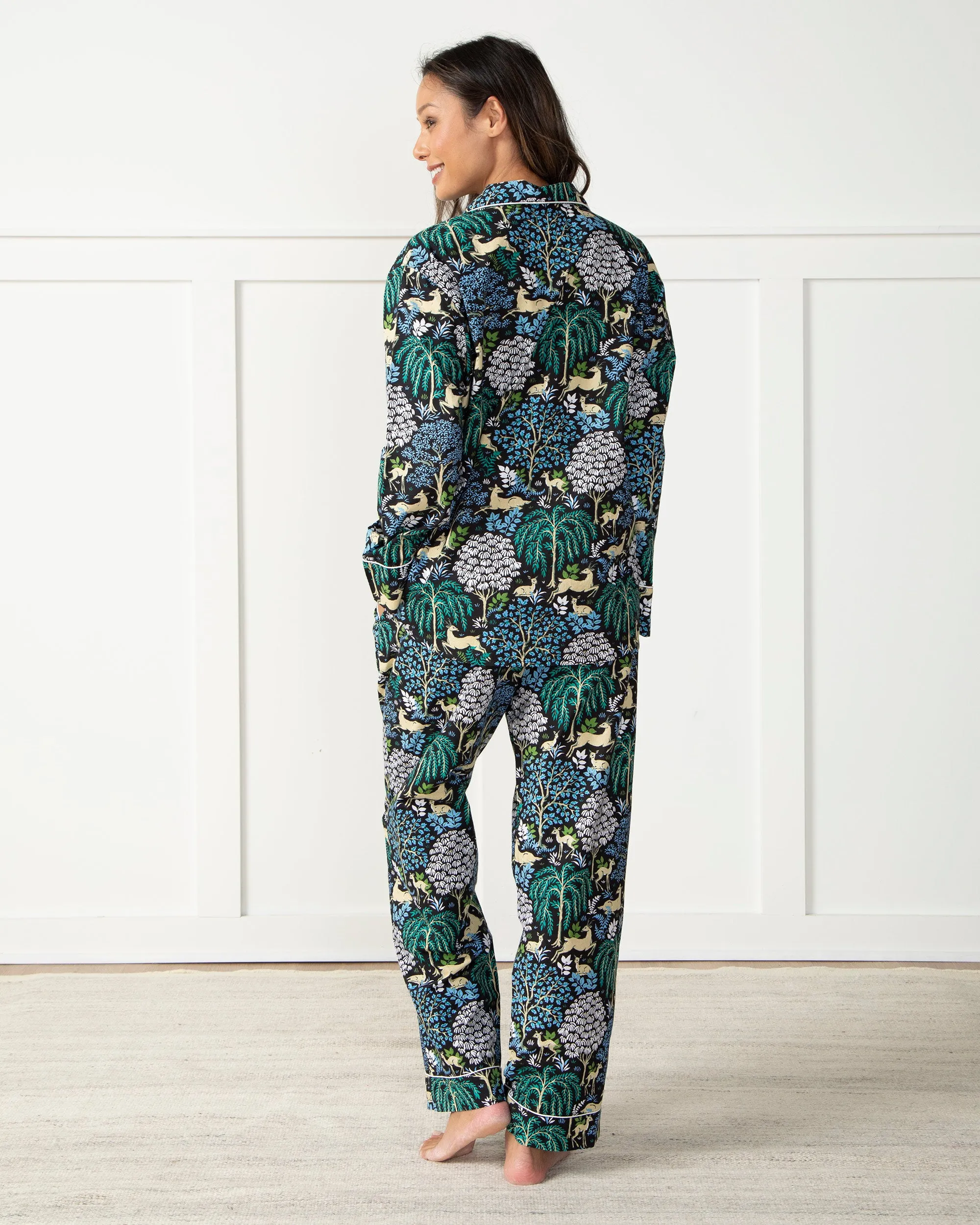 Dashing Deer - Long PJ Set - Ink sold by Printfresh product image thumbnail 5