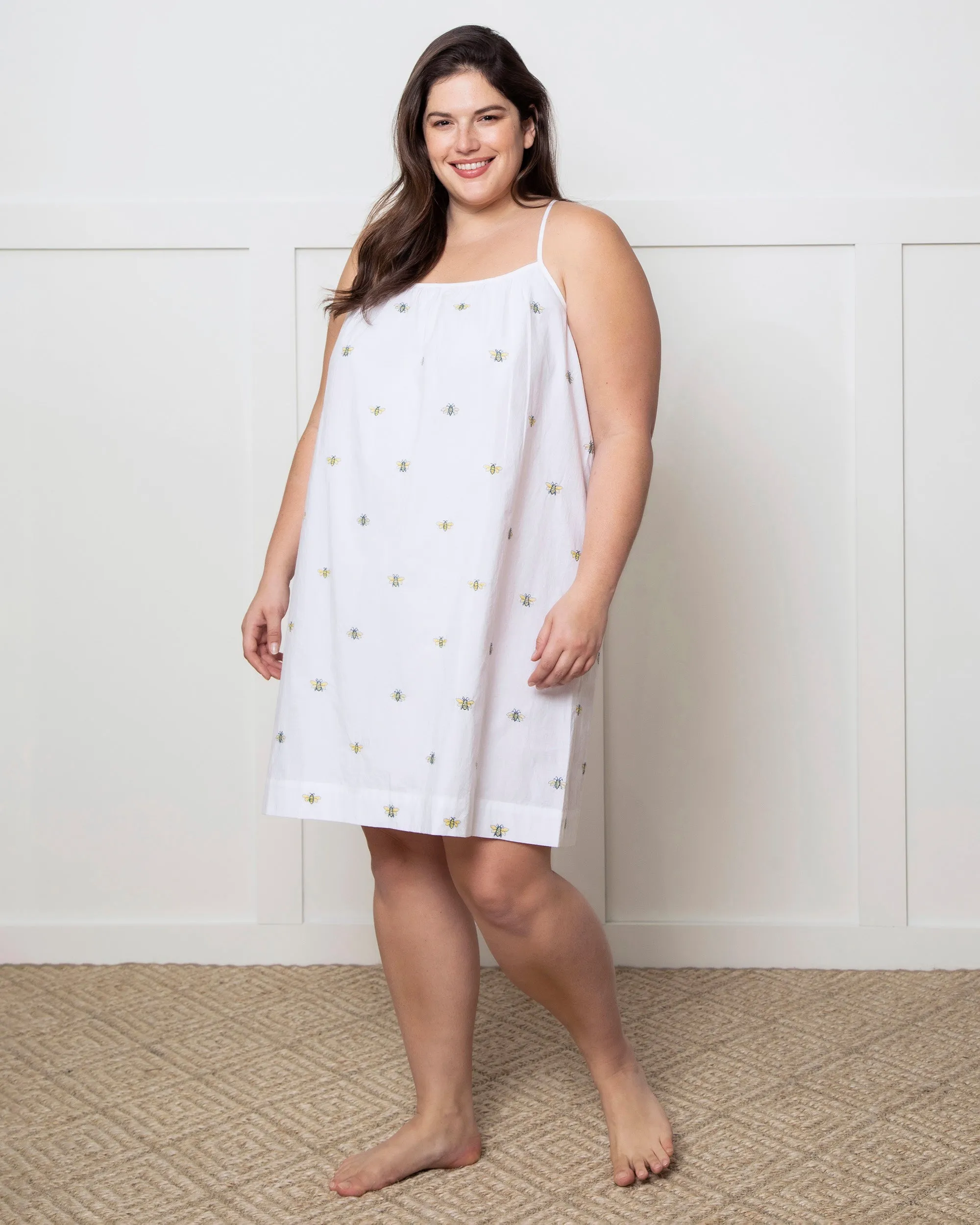 Beekeeper - Cami Nightgown - Cloud sold by Printfresh product image thumbnail 5