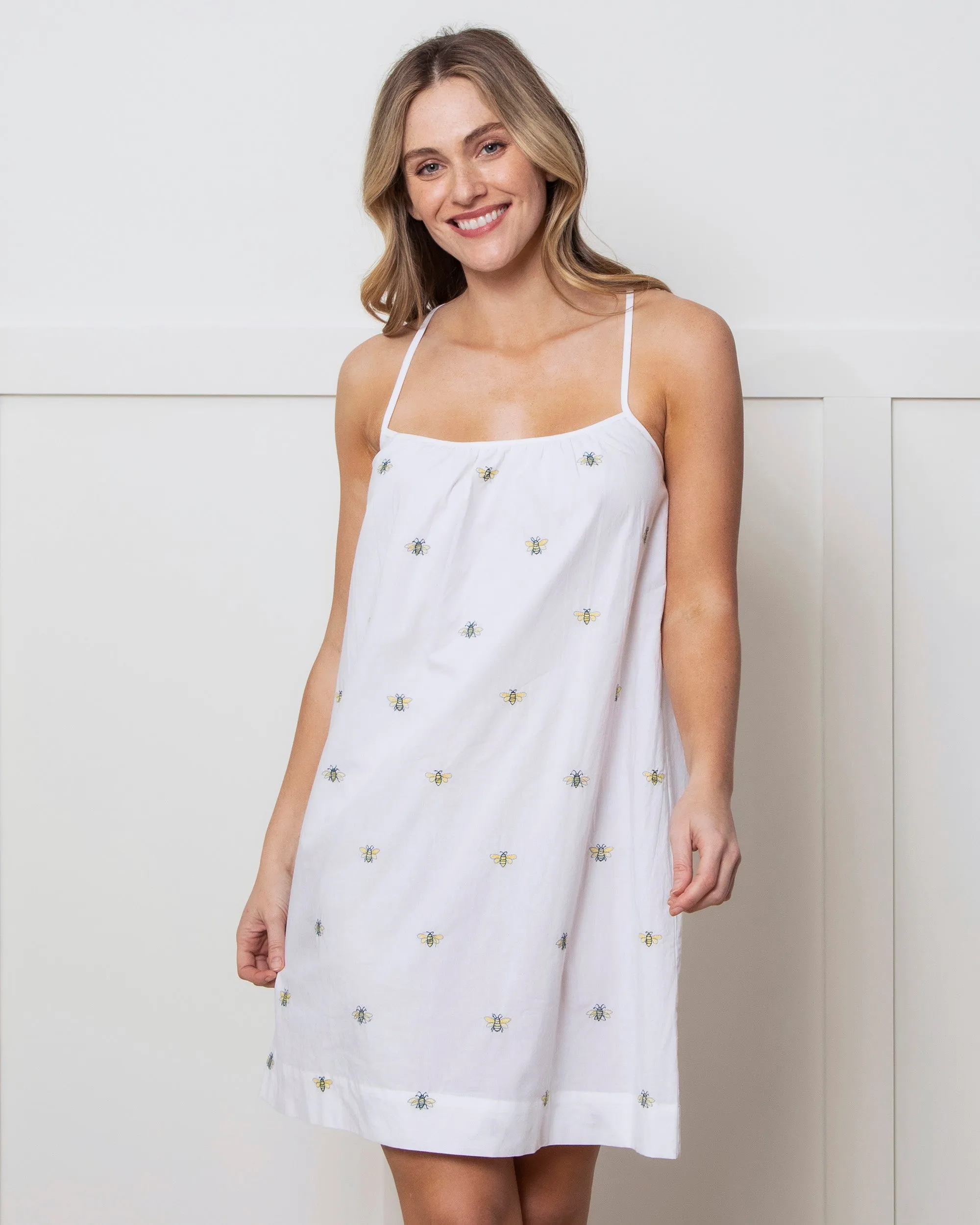 Beekeeper - Cami Nightgown - Cloud sold by Printfresh
