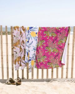 Bagheera - Beach Towel - Hot Pink sold by Printfresh