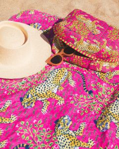 Bagheera - Beach Towel - Hot Pink sold by Printfresh