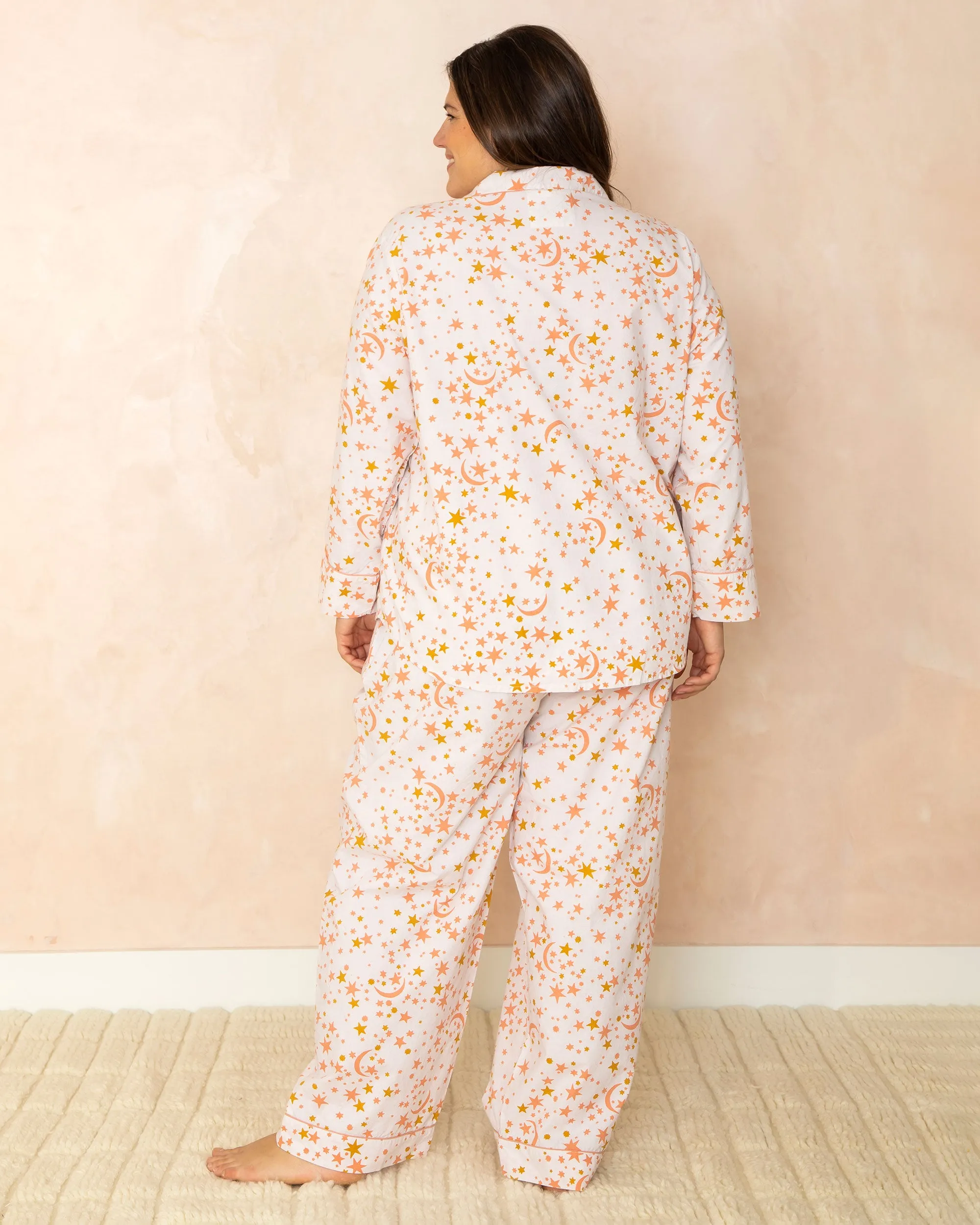 Celestial Skies - Long Sleep Set - Peach sold by Printfresh product image thumbnail 5