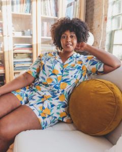 Lemon Zest - Short Sleep Set - Cloud sold by Printfresh