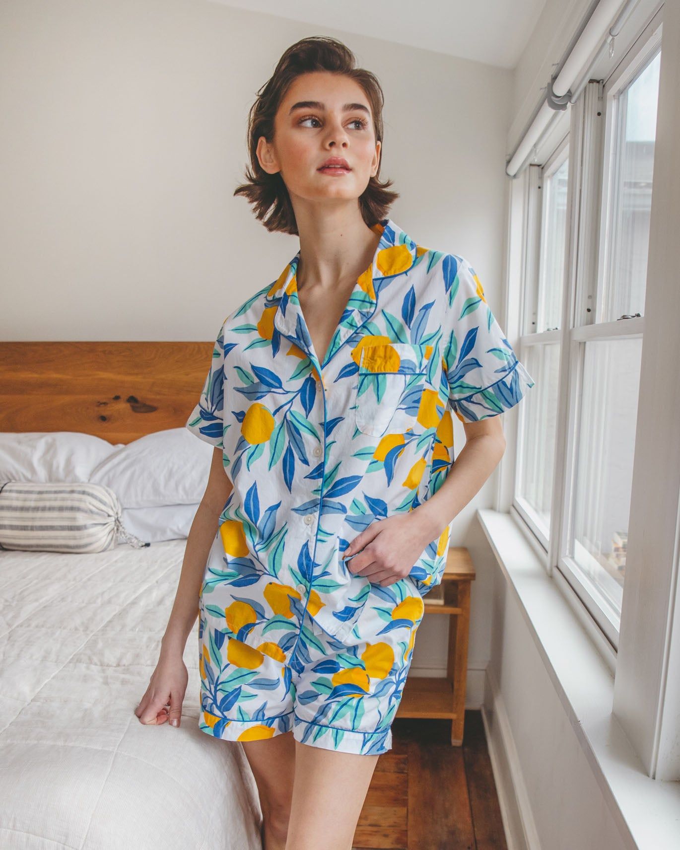 Lemon Zest - Short Sleep Set - Cloud sold by Printfresh product image thumbnail 3