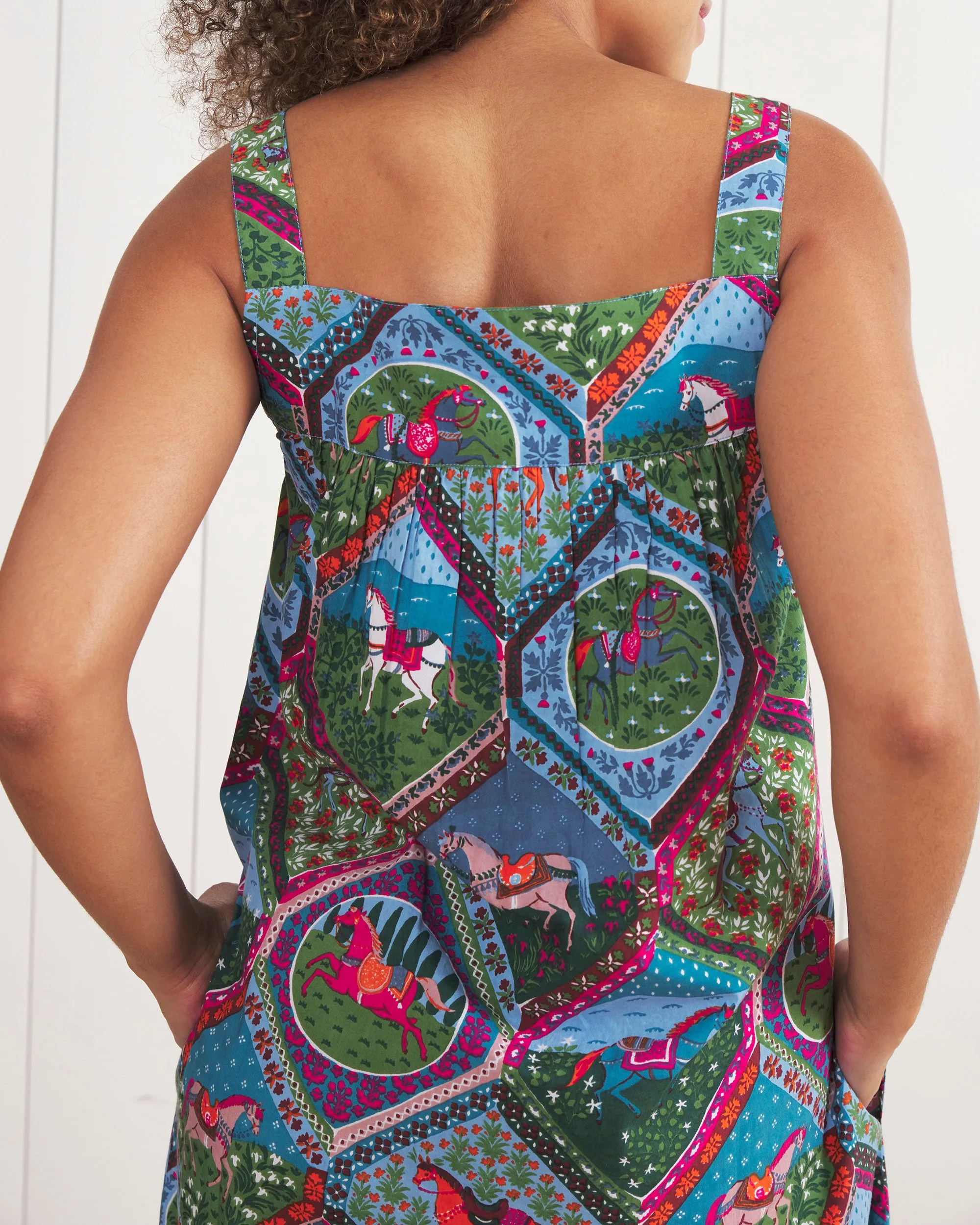 High Horse - Back to Bed Nightgown - Blush Denim sold by Printfresh product image thumbnail 4