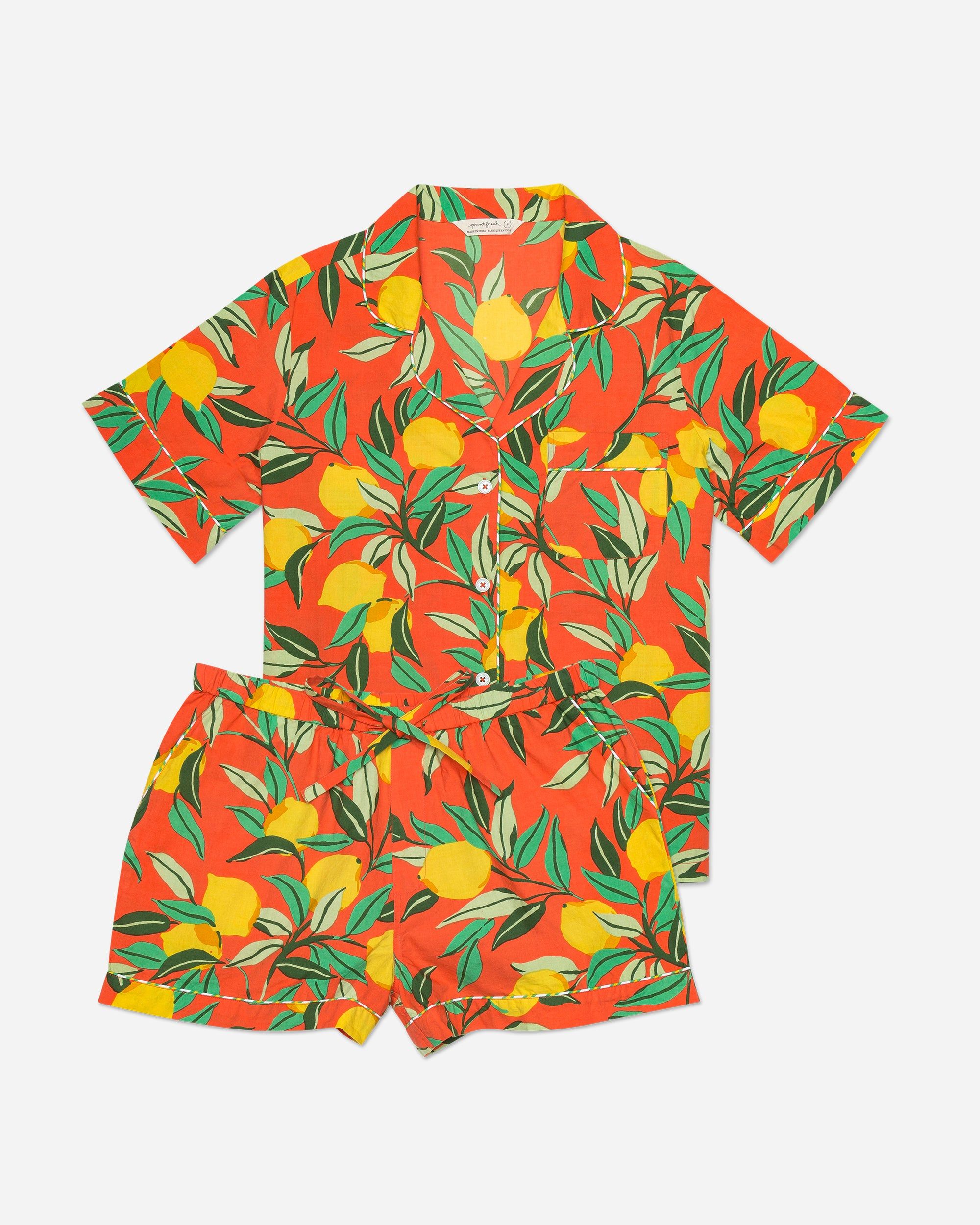 Lemon Zest - Short Sleep Set - Marmalade sold by Printfresh product image thumbnail 2