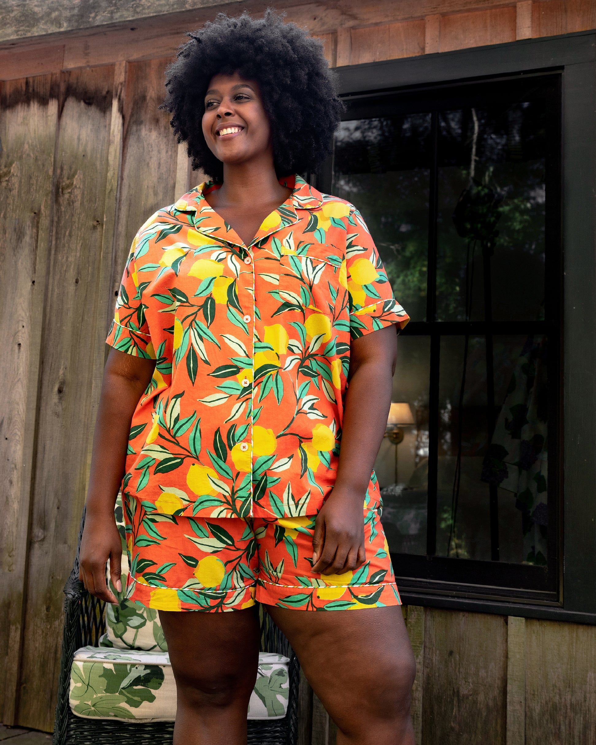 Lemon Zest - Short Sleep Set - Marmalade sold by Printfresh product image thumbnail 3