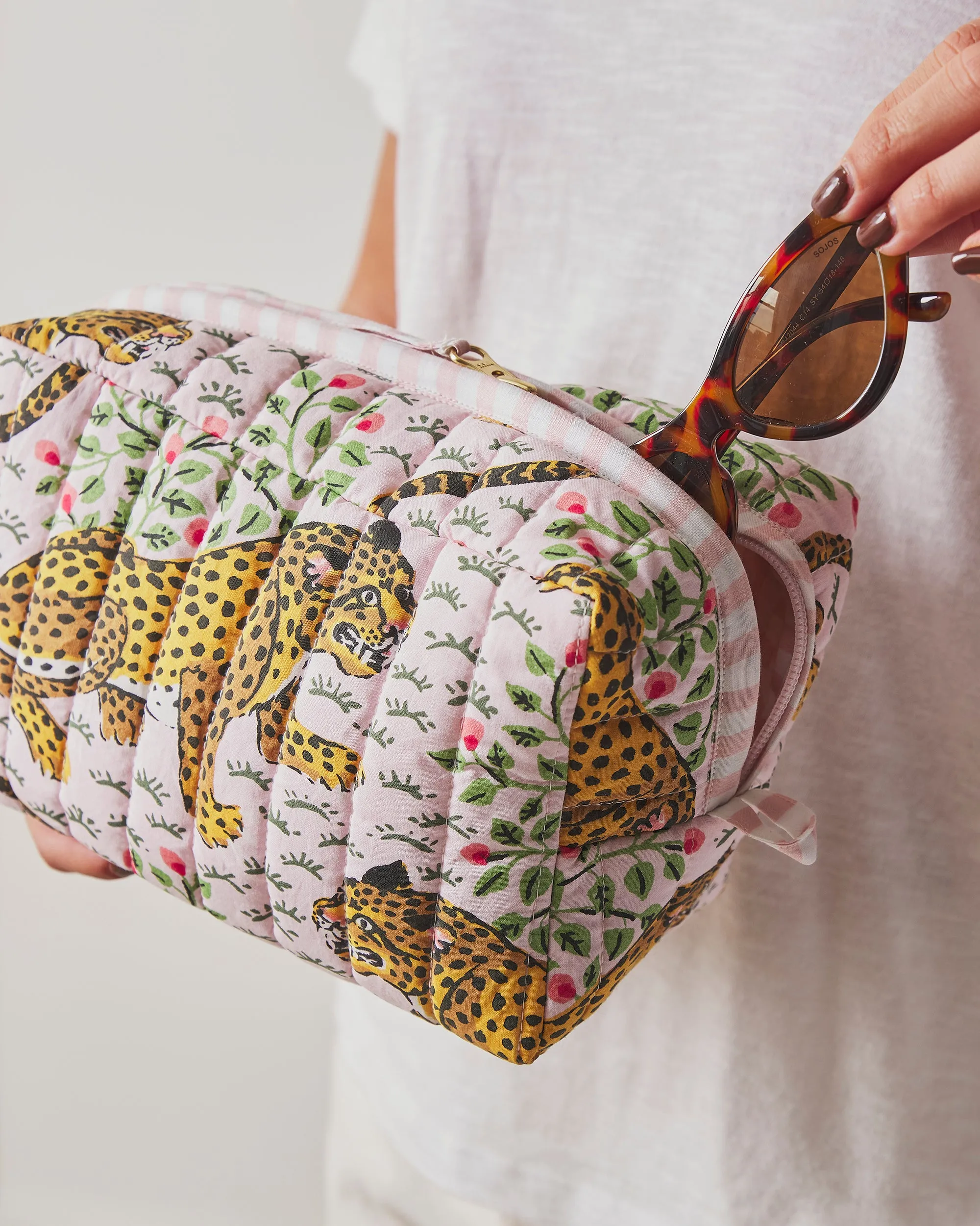 Bagheera - Quilted Pouch - Blush sold by Printfresh product image thumbnail 2