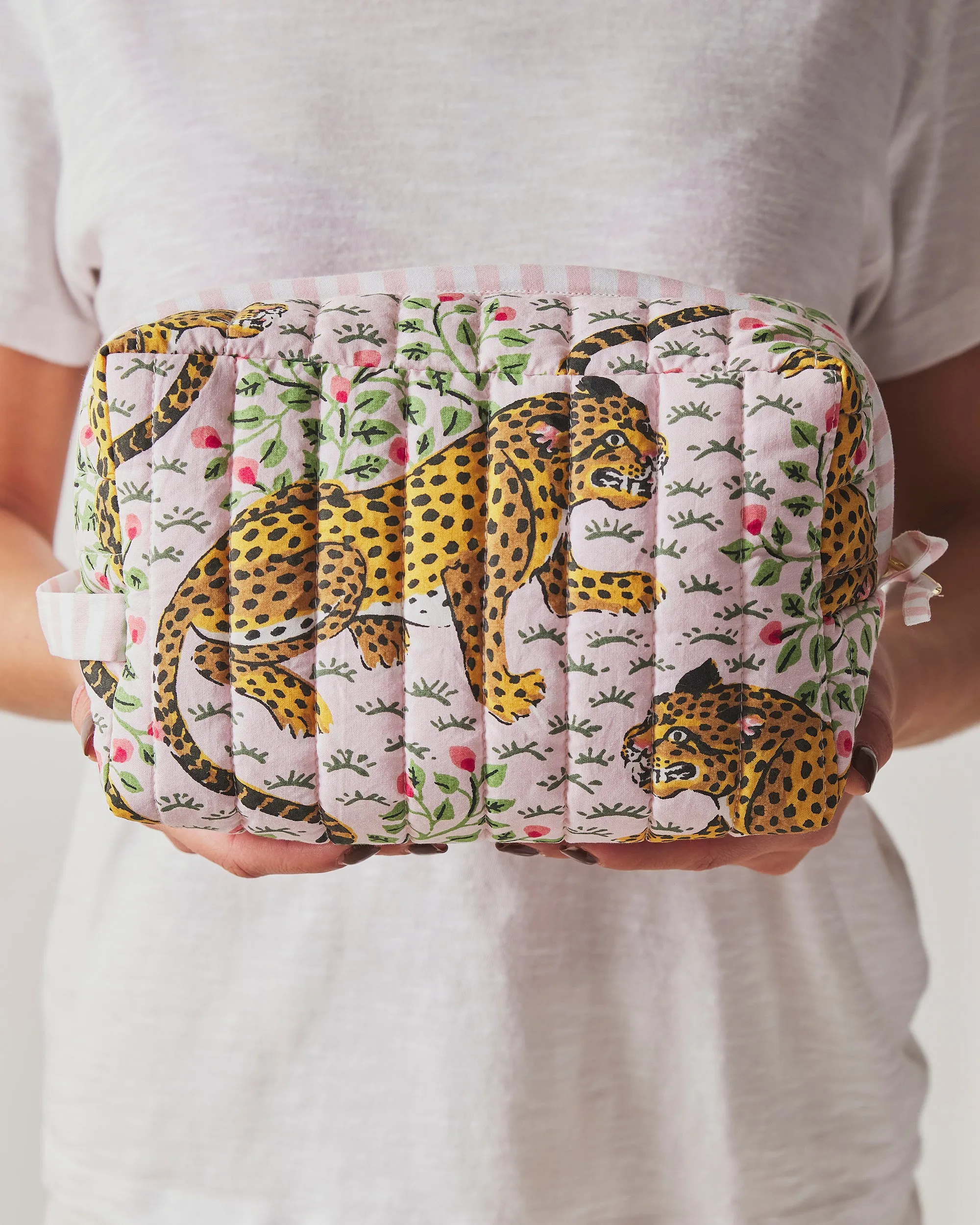 Bagheera - Quilted Pouch - Blush sold by Printfresh