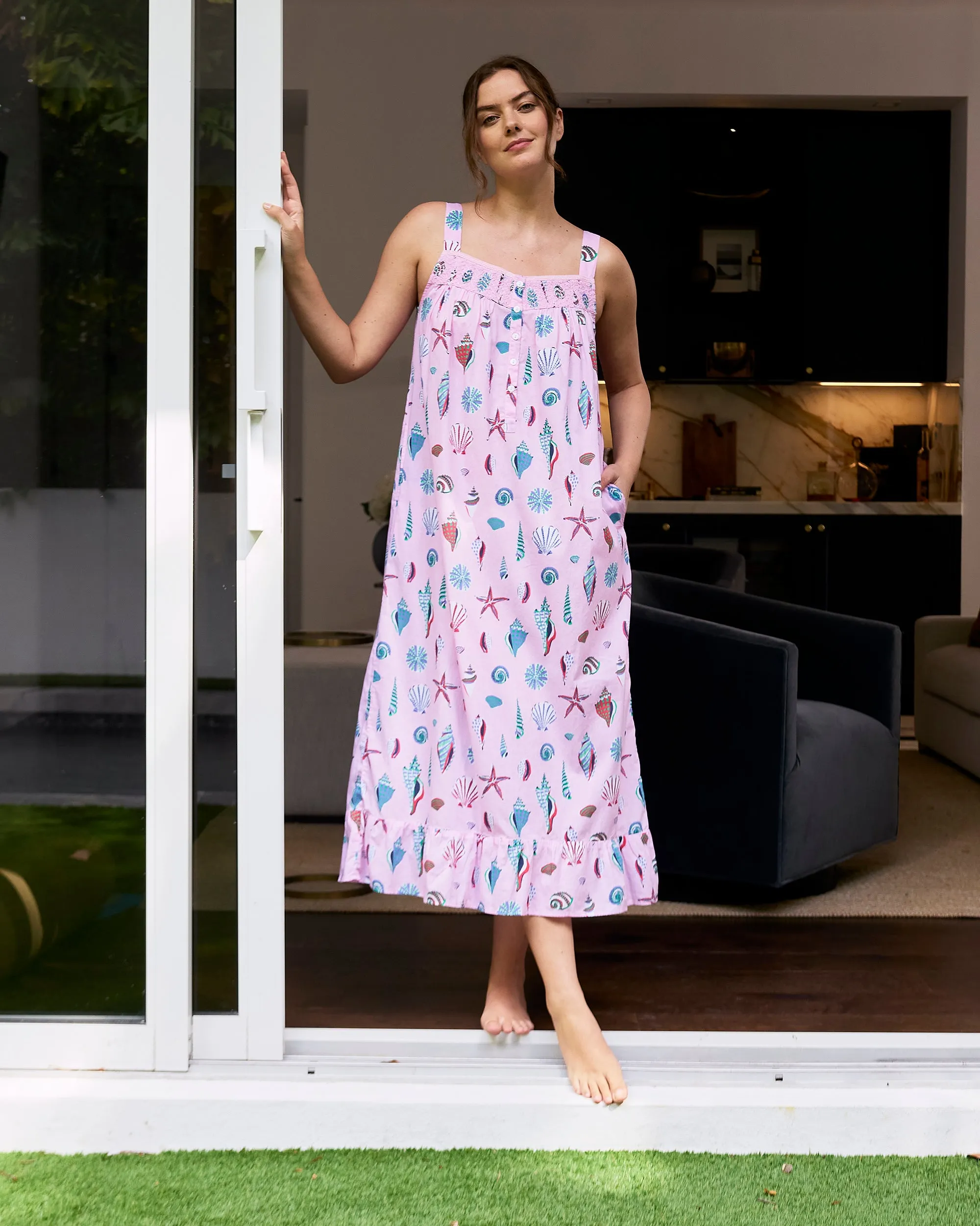 Beachcomber - Starlit Sky Nightgown - Pink Sand sold by Printfresh product image thumbnail 2