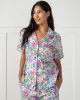Must Love Dogs - Petite Short Sleeve Top & Long Pants Set - Pink Peony sold by Printfresh