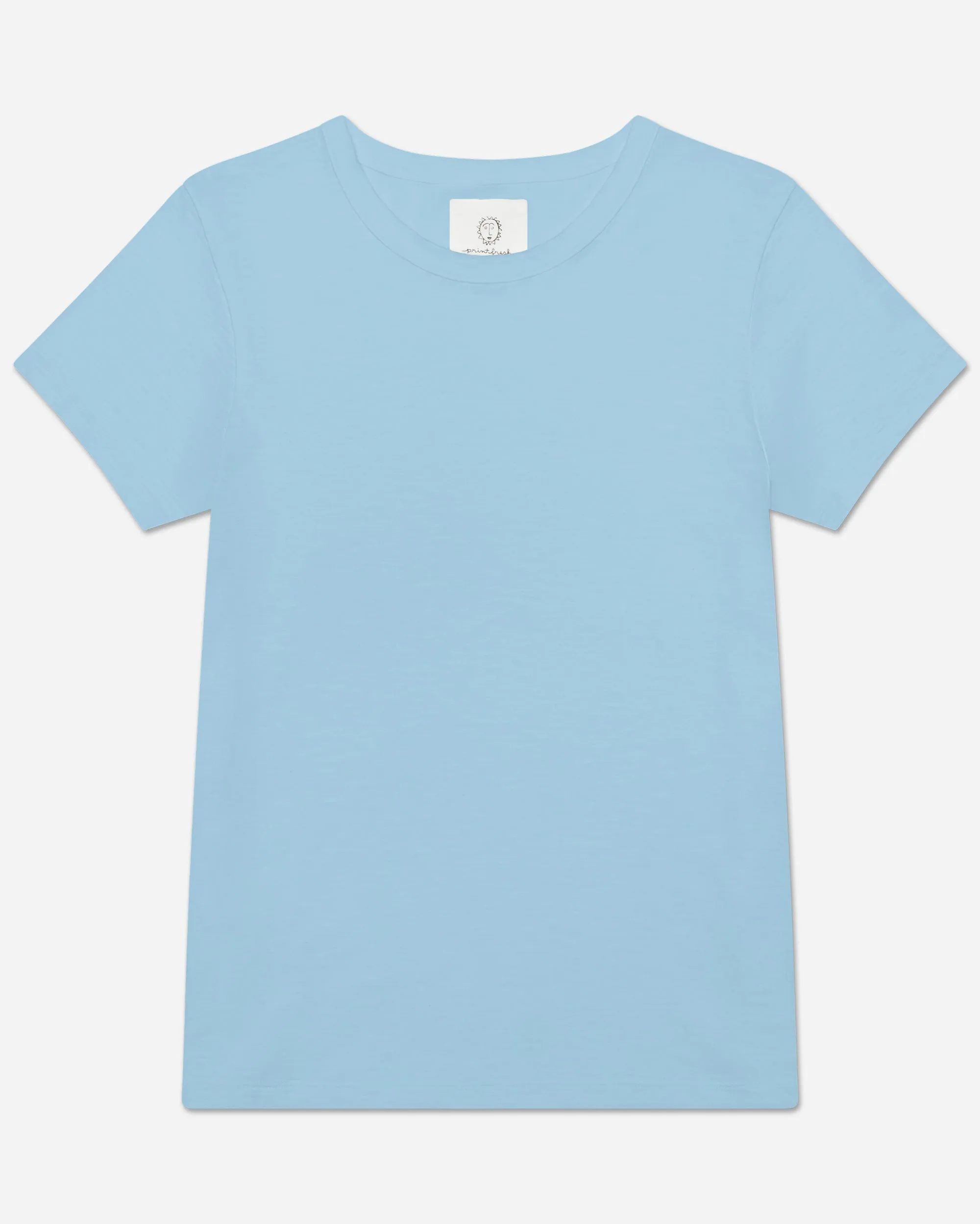 Sky Blue - Saturday Tee - Knit T-Shirt sold by Printfresh product image thumbnail 2