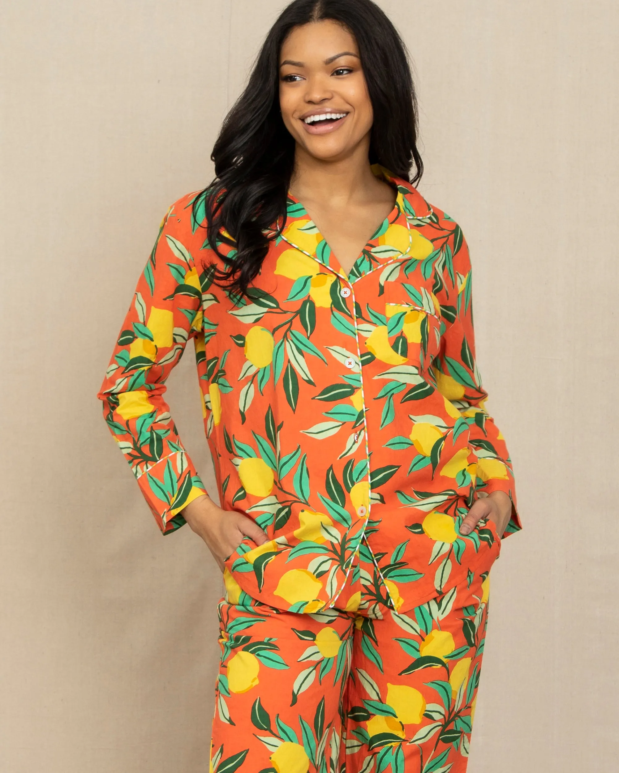 Lemon Zest - Long Sleep Set - Marmalade sold by Printfresh