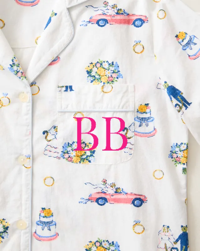 Happily Ever After - Long PJ Set - Cloud sold by Printfresh