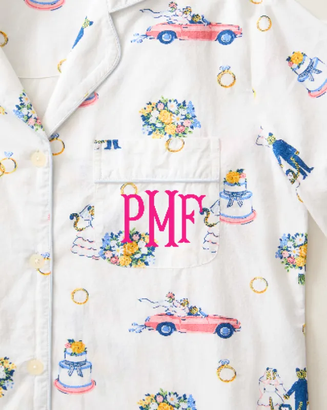 Happily Ever After - Long PJ Set - Cloud sold by Printfresh