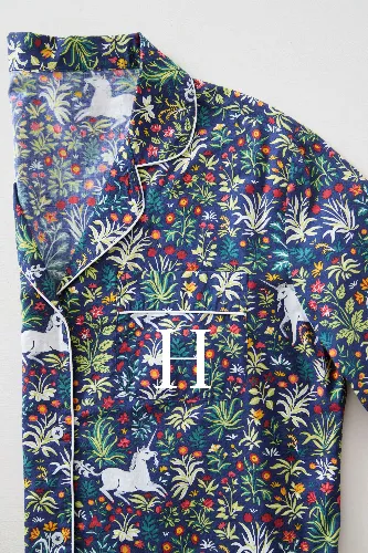 Unicorn's Garden - Sleep Shirt - Indigo sold by Printfresh