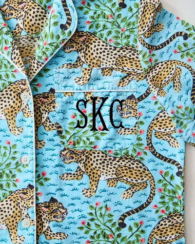 Bagheera - Long PJ Set - Something Blue sold by Printfresh