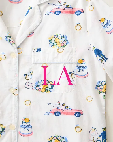 Happily Ever After - Tall Long PJ Set - Cloud sold by Printfresh