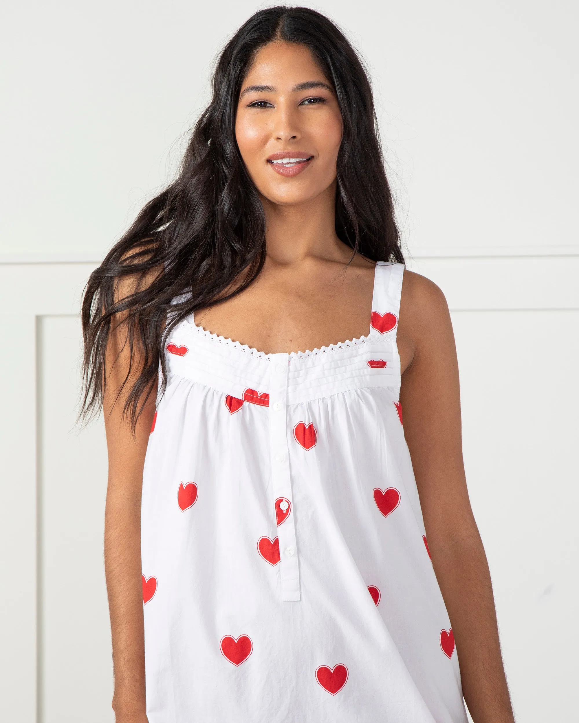 Queen of Hearts - Back to Bed Nightgown - Ruby Cloud sold by Printfresh product image thumbnail 3