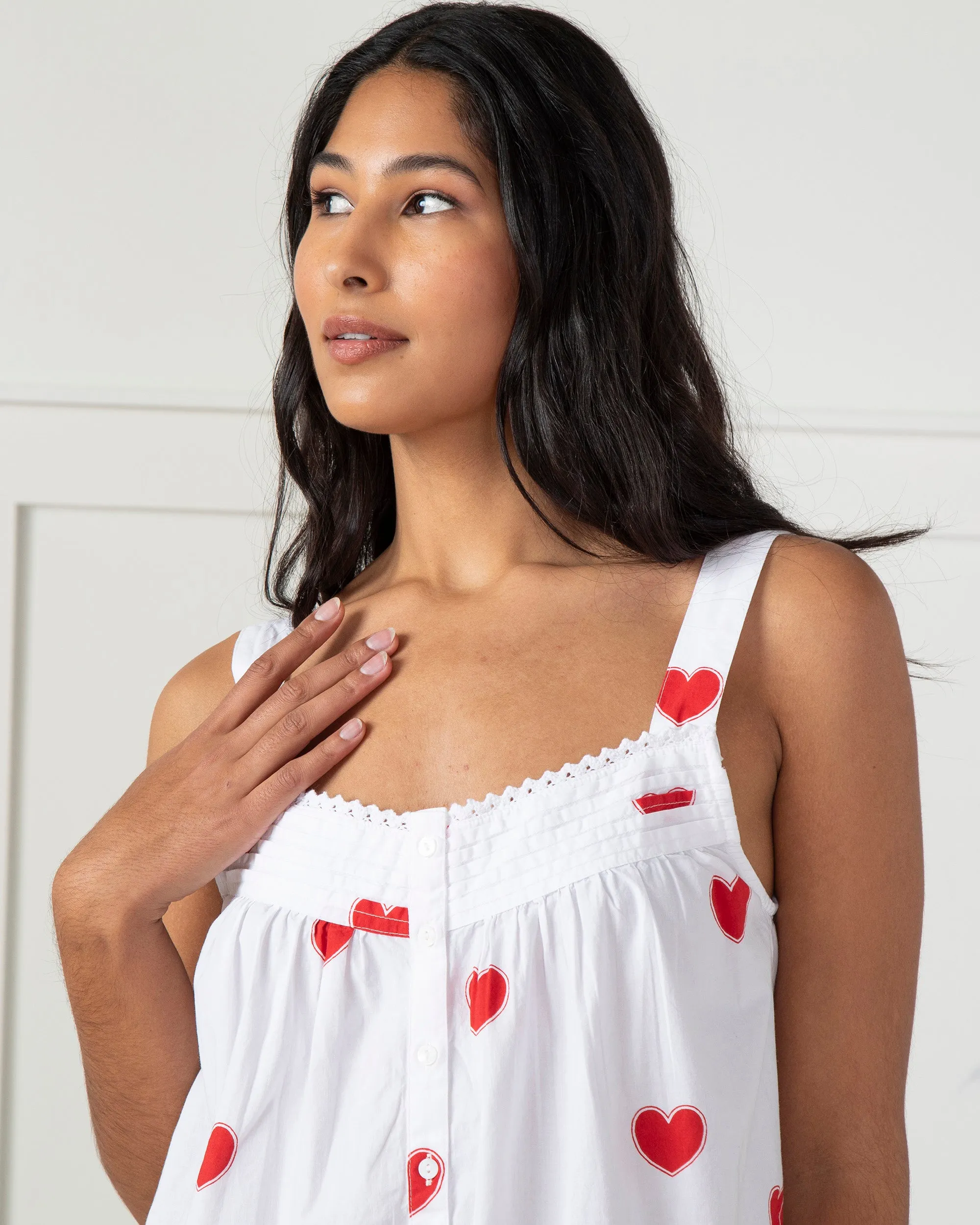 Queen of Hearts - Back to Bed Nightgown - Ruby Cloud sold by Printfresh product image thumbnail 5