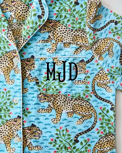 Bagheera - Long PJ Set - Something Blue sold by Printfresh