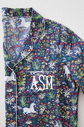 Unicorn's Garden - Sleep Shirt - Indigo sold by Printfresh